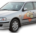 Автомобильные коврики ЭВА (EVA) для Nissan Primera II правый руль седан (P11) 1995-2000 