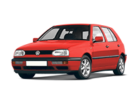 Автомобильные коврики ЭВА (EVA) для Volkswagen Golf III хэтчбек 5дв (Mk3) 1991-1999 
