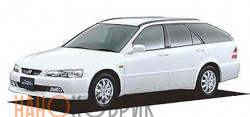 Автомобильные коврики ЭВА (EVA) для Honda Accord VI правый руль универсал 1997-2002 