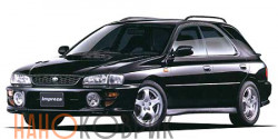 Автомобильные коврики ЭВА (EVA) для Subaru Impreza I правый руль хэтчбек (GF) 1996-2000 
