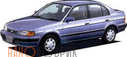 Автомобильные коврики ЭВА (EVA) для Toyota Corsa V правый руль седан (L50 2WD) 1994-1999 