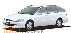 Автомобильные коврики ЭВА (EVA) для Honda Accord VI  универсал 1997-2002 