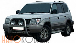 Автомобильные коврики ЭВА (EVA) для Toyota Land Cruiser Prado II правый руль (J90 5 дверей) 1996-2002 