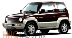 Автомобильные коврики ЭВА (EVA) для Mitsubishi Pajero Junior I правый руль 1995-1998 