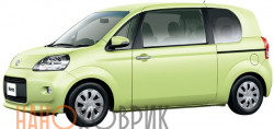 Автомобильные коврики ЭВА (EVA) для Toyota Porte II правый руль (NP140) 2012- 