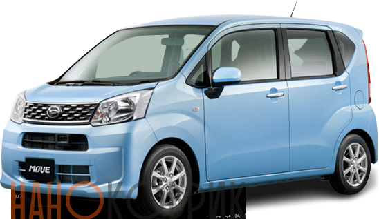 Автомобильные коврики ЭВА (EVA) для Daihatsu Move VI правый руль (2WD) 2014- 