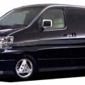 Автомобильные коврики ЭВА (EVA) для Nissan Elgrand  I правый руль (E50)  (5 мест - 2 ряд без прохода на 3 ряд) 1997-2002 