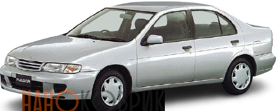Автомобильные коврики ЭВА (EVA) для Nissan Pulsar V правый руль седан (N15 4WD) 1997-2000 