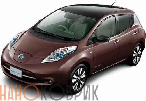 Автомобильные коврики ЭВА (EVA) для Nissan Leaf I правый руль (ZE0) 2009-2012 