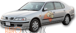 Автомобильные коврики ЭВА (EVA) для Nissan Primera II правый руль седан (P11) 1995-2000 
