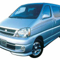 Автомобильные коврики ЭВА (EVA) для Toyota Touring Hiace I правый руль (H40) 1999-2002 