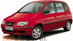 Автомобильные коврики ЭВА (EVA) для Hyundai Matrix I правый руль 2001-2010 