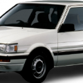 Автомобильные коврики ЭВА (EVA) для Toyota Corolla V правый руль седан (E80) 1983-1987 