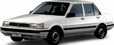 Toyota Corolla V правый руль седан (E80) 1983-1987