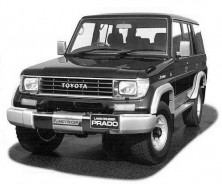Toyota Land Cruiser Prado I правый руль (J70) 1987-1996