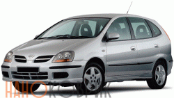 Автомобильные коврики ЭВА (EVA) для Nissan Tino I правый руль рестайлинг (V10) 2000-2003 