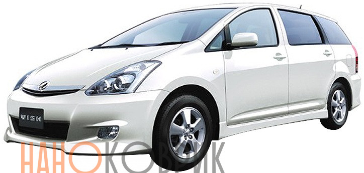 Автомобильные коврики ЭВА (EVA) для Toyota Wish I правый руль (XE10 2 WD) (7 мест) 2003-2009 