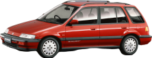 Honda Civic Shuttle II правый руль (EF) (4WD) 1987-1997