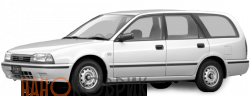 Автомобильные коврики ЭВА (EVA) для Nissan Avenir I правый руль (W10 4WD) 1990-1999 
