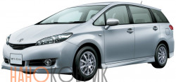 Автомобильные коврики ЭВА (EVA) для Toyota Wish II правый руль (XE20 4WD) (7 мест) 2009-2012 
