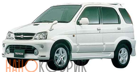 Автомобильные коврики ЭВА (EVA) для Daihatsu Terios I правый руль 1997-2006 
