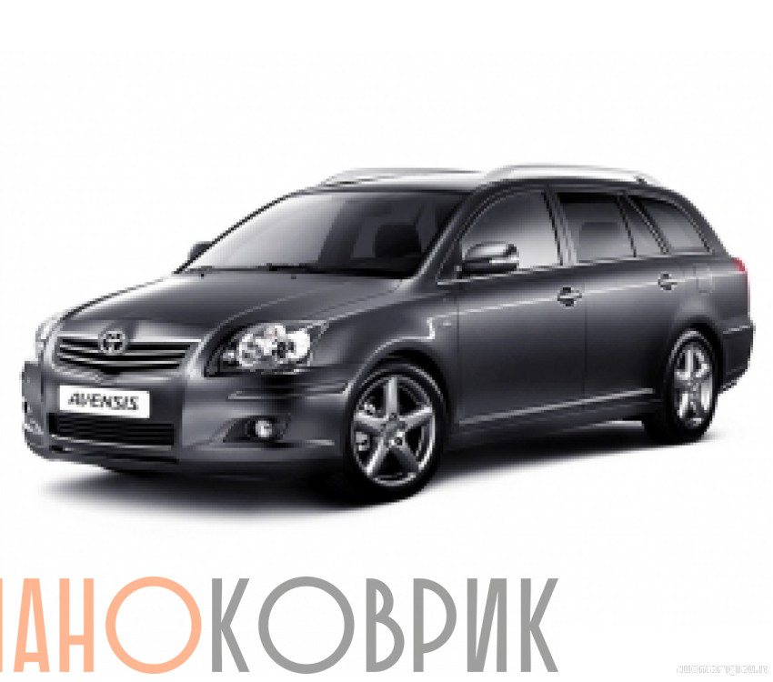 Автомобильные коврики ЭВА (EVA) для Toyota Avensis II универсал, правый руль (T250, T251) (Тойота Авенсис Т250, Т251) 2003-2010 