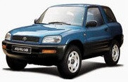 Автомобильные коврики ЭВА (EVA) для Toyota RAV4 I правый руль (XA10 3 двери) 1994-2000 