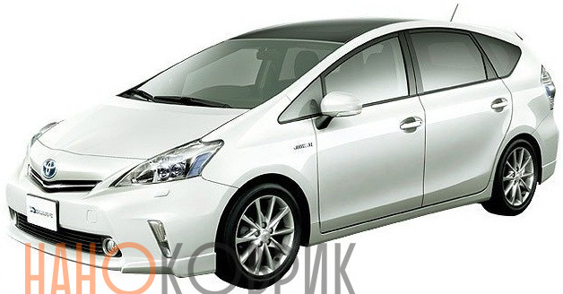 Автомобильные коврики ЭВА (EVA) для Toyota Prius А I правый руль (XW40 5 мест) 2011- 