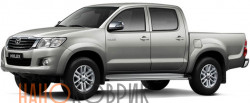 Автомобильные коврики ЭВА (EVA) для Toyota Hilux Pick Up VII 2011-2015 