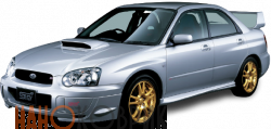 Автомобильные коврики ЭВА (EVA) для Subaru Impreza WRX STI седан (GDB) 2002-2007 
