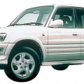 Автомобильные коврики ЭВА (EVA) для Toyota RAV4 I правый руль (XA10 5 дверей) 1994-2000 