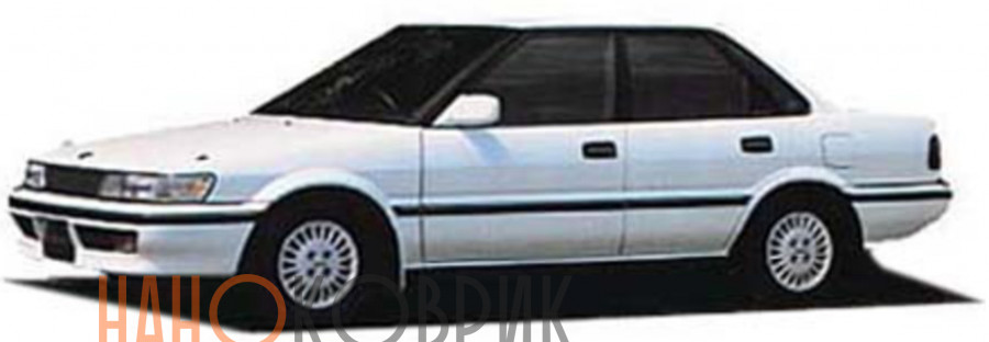Автомобильные коврики ЭВА (EVA) для Toyota Sprinter VI правый руль (E90) (Седан 4WD) 1987-1991 