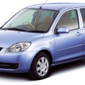 Автомобильные коврики ЭВА (EVA) для Mazda Demio II правый руль рестайлинг (DY) 2005-2007 