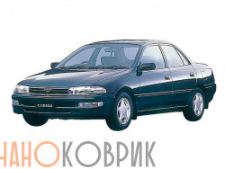 Автомобильные коврики ЭВА (EVA) для Toyota Carina VI правый руль (T190) 1992-1996 