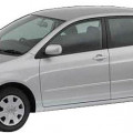Автомобильные коврики ЭВА (EVA) для Toyota Corolla IX  седан правый руль (E120 2WD) 2002-2006 