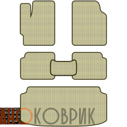 Автомобильные коврики ЭВА (EVA) для Коврики в салон и багажник для Acura MDX III 2013 - 