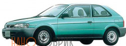 Автомобильные коврики ЭВА (EVA) для Toyota Corolla 2 IV правый руль хэтчбек 3дв (L50 2WD) 1994-1999 