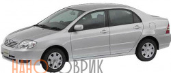 Автомобильные коврики ЭВА (EVA) для Toyota Corolla IX  седан правый руль (E120 4WD) 2002-2006 
