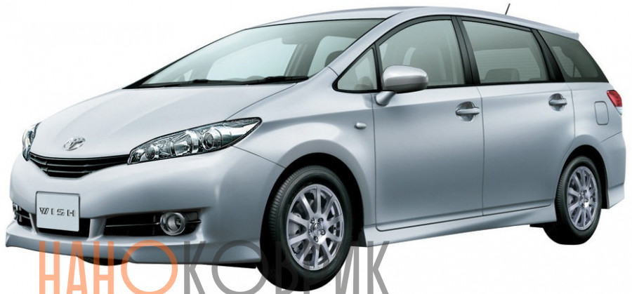 Автомобильные коврики ЭВА (EVA) для Toyota Wish II правый руль (XE20 2WD) (5 мест) 2009-2012 