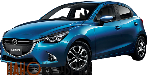Автомобильные коврики ЭВА (EVA) для Mazda Demio IV правый руль (DJ) 2014-2019 